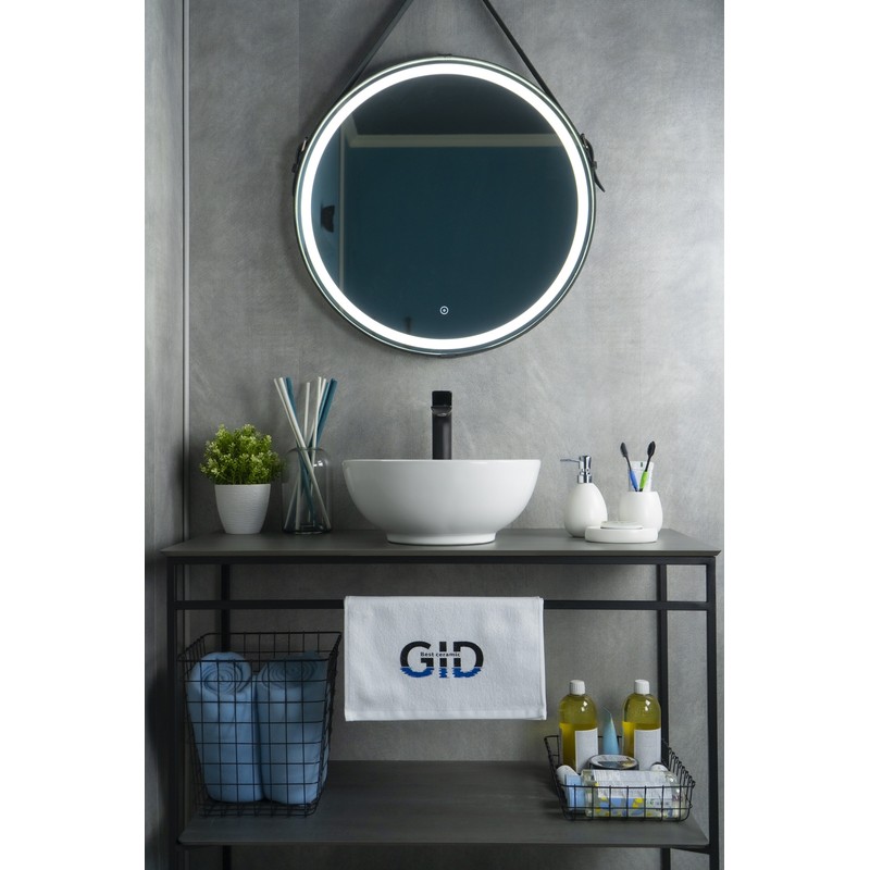 Раковина Gid N9002 51102 накладная белая 38.5x38.5x15