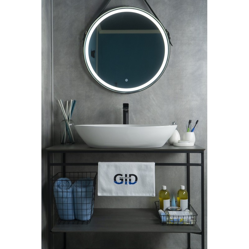 Раковина Gid N9062 51117 накладная белая 66.5x44x15