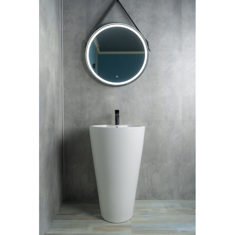 Раковина Gid Nb136 81105 накладная белая 50x53x80