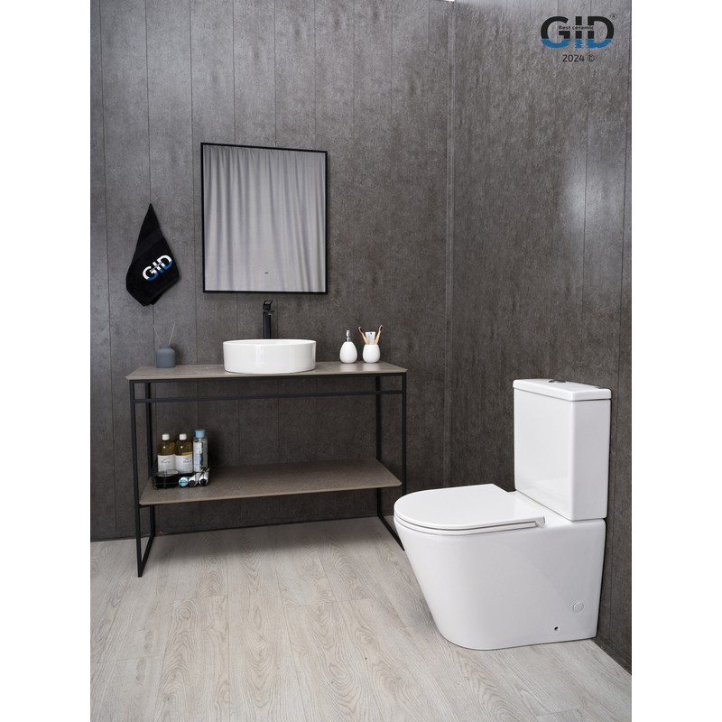 Раковина Gid N9423 51143 накладная белая 40x40x12