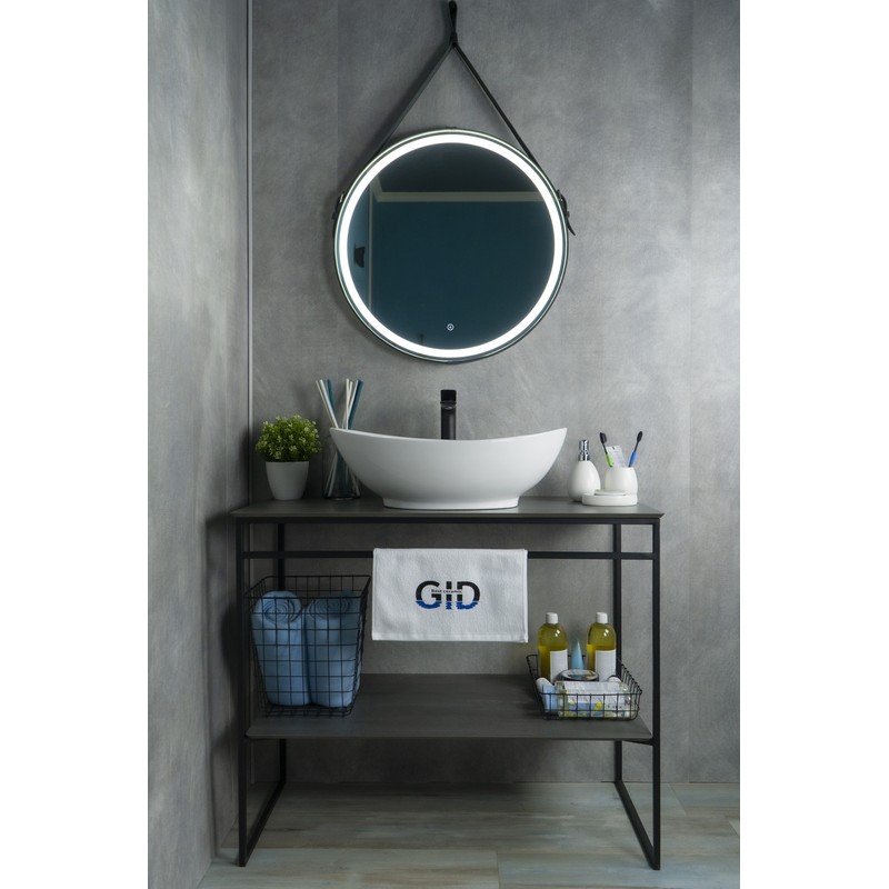 Раковина Gid N9019 51108 накладная белая 60x37x19