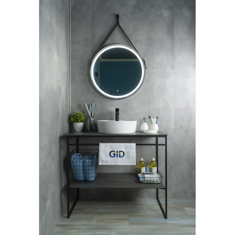 Раковина Gid D1306 51181 накладная белая 44x44x14