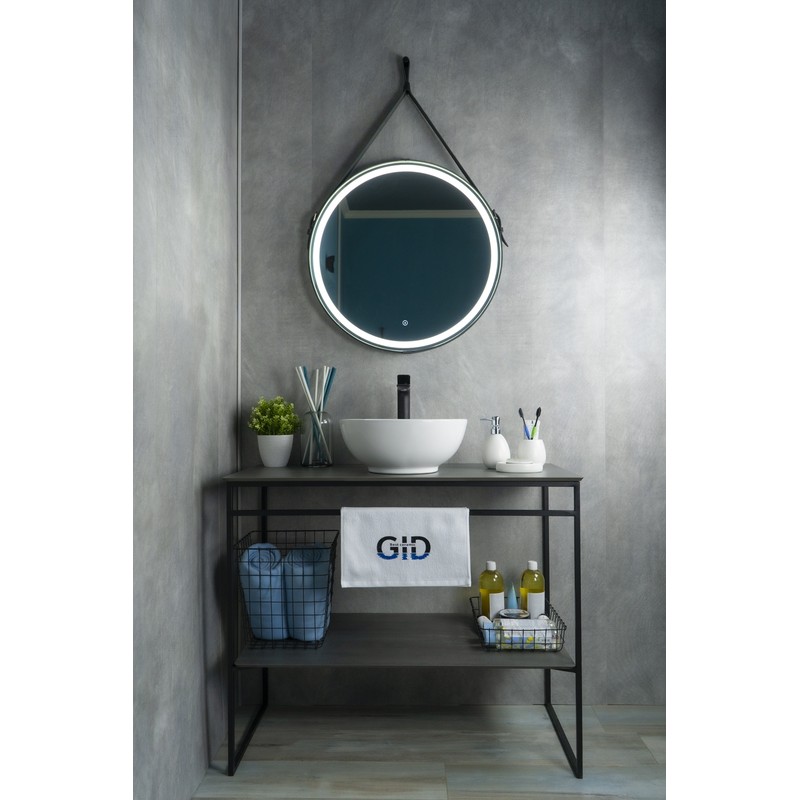 Раковина Gid N9002 51102 накладная белая 38.5x38.5x15