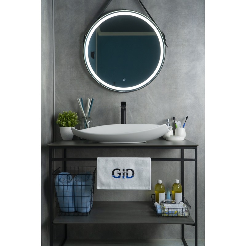 Раковина Gid N9178 51171 накладная белая 74x38x13