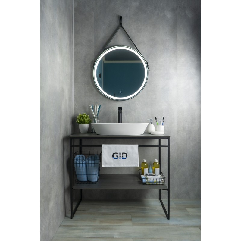 Раковина Gid N9397 51141 накладная белая 61x37x12