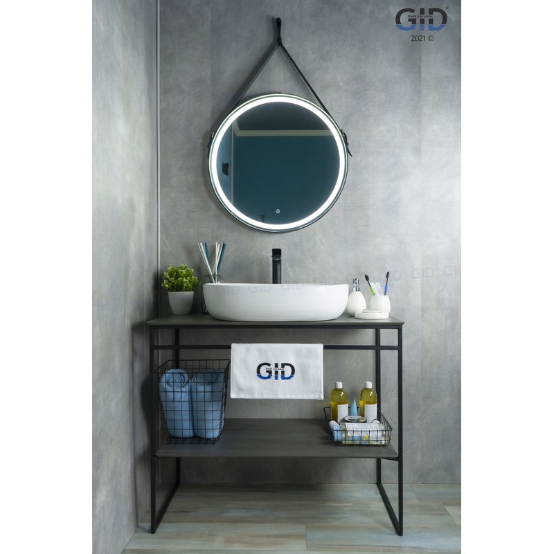 Раковина Gid N9026a 51112 накладная белая 60x40x15