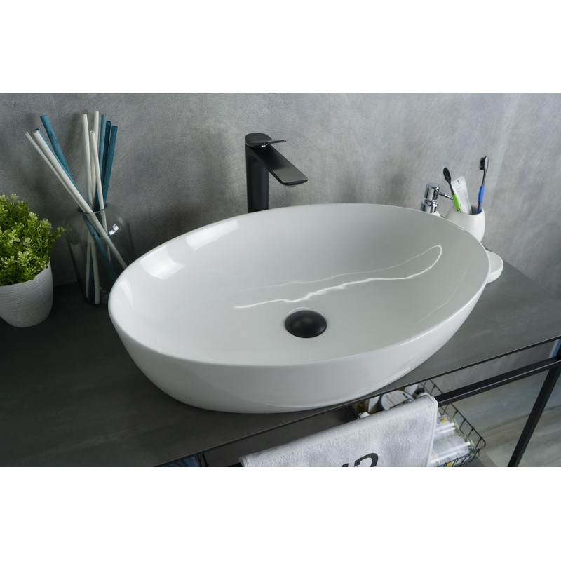 Раковина Gid N9433 51148 накладная белая 61x41x14.5