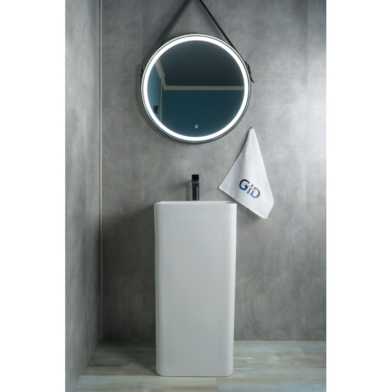 Раковина Gid Nb148 81117 накладная белая 42x41x86