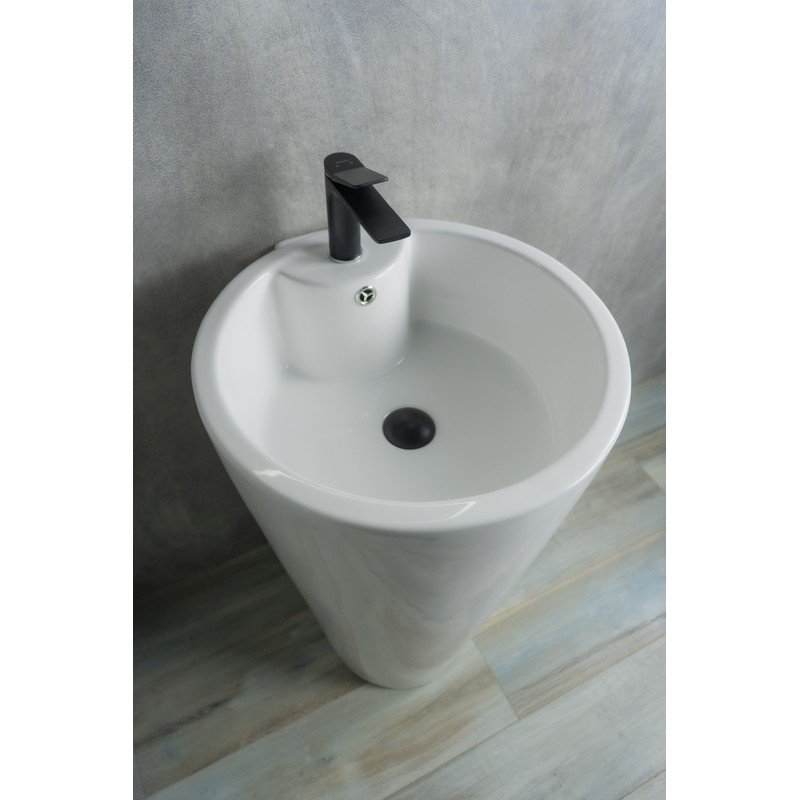 Раковина Gid Nb136 81105 накладная белая 50x53x80