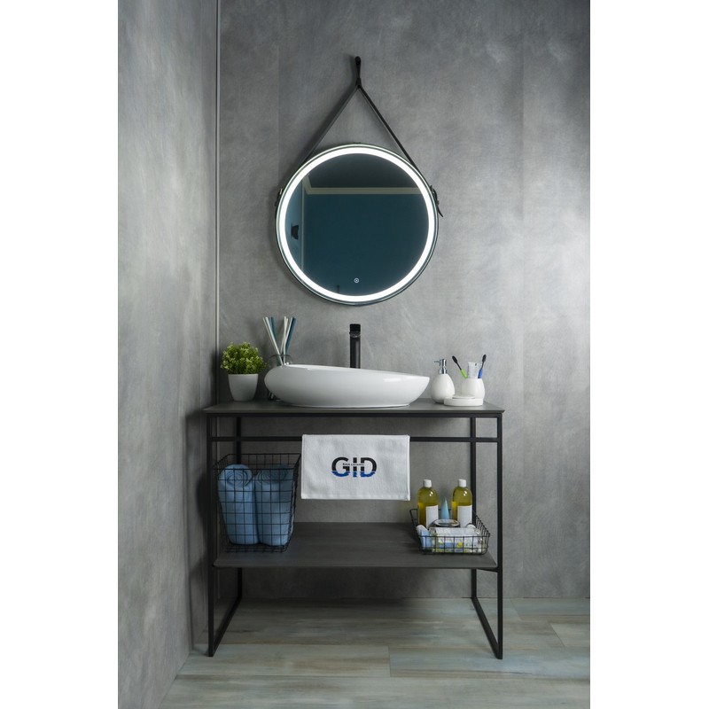 Раковина Gid N9050 51167 накладная белая 59x37x14