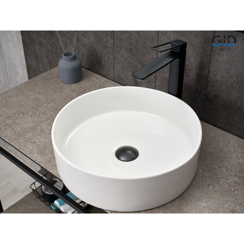 Раковина Gid N9423 51143 накладная белая 40x40x12