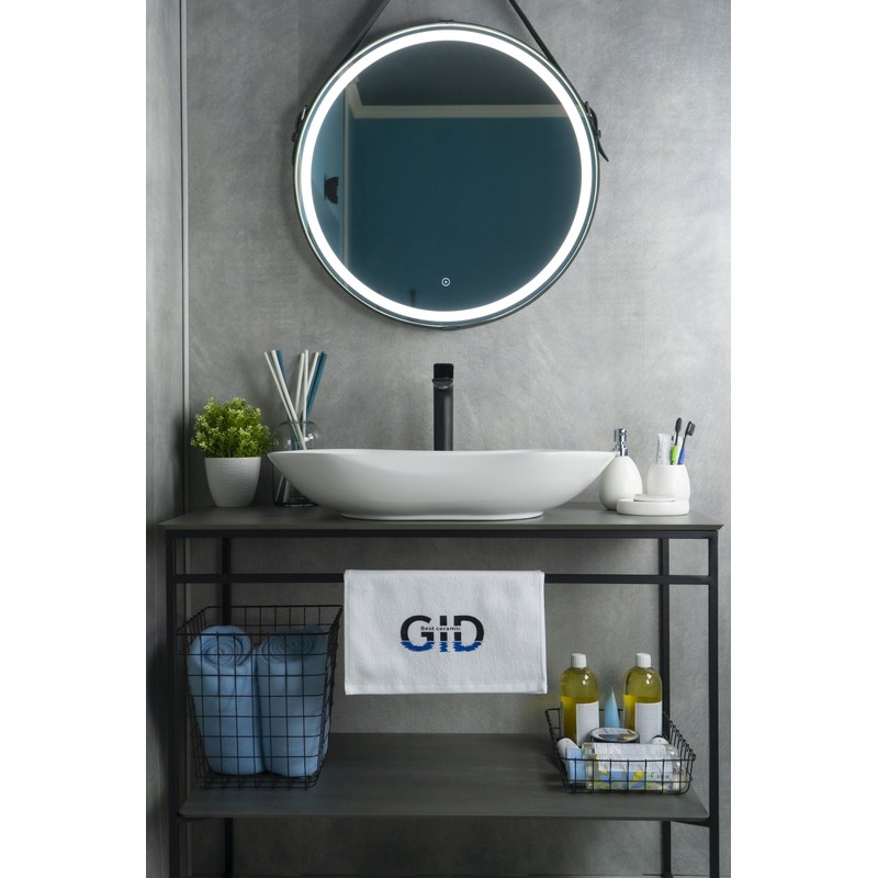 Раковина Gid N9175 51128 накладная белая 66.5x41x12