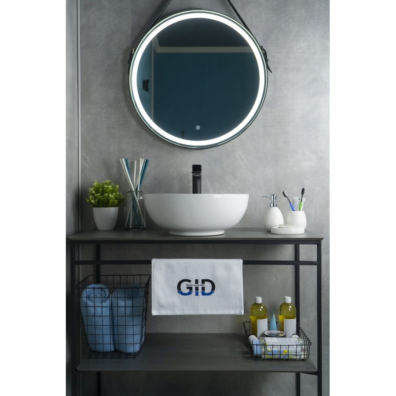 Раковина Gid N9003a 51103 накладная белая 43x43x17.5