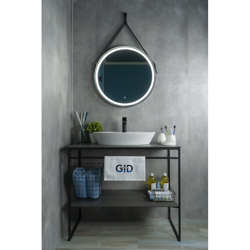 Раковина Gid N9398 51142 накладная белая 61x37x12