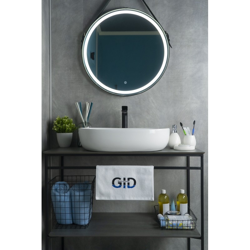 Раковина Gid N9026a 51112 накладная белая 60x40x15