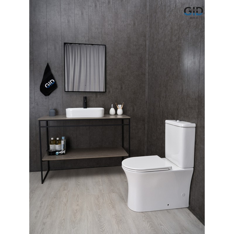 Раковина Gid N9550 51229 накладная белая 50x40x11