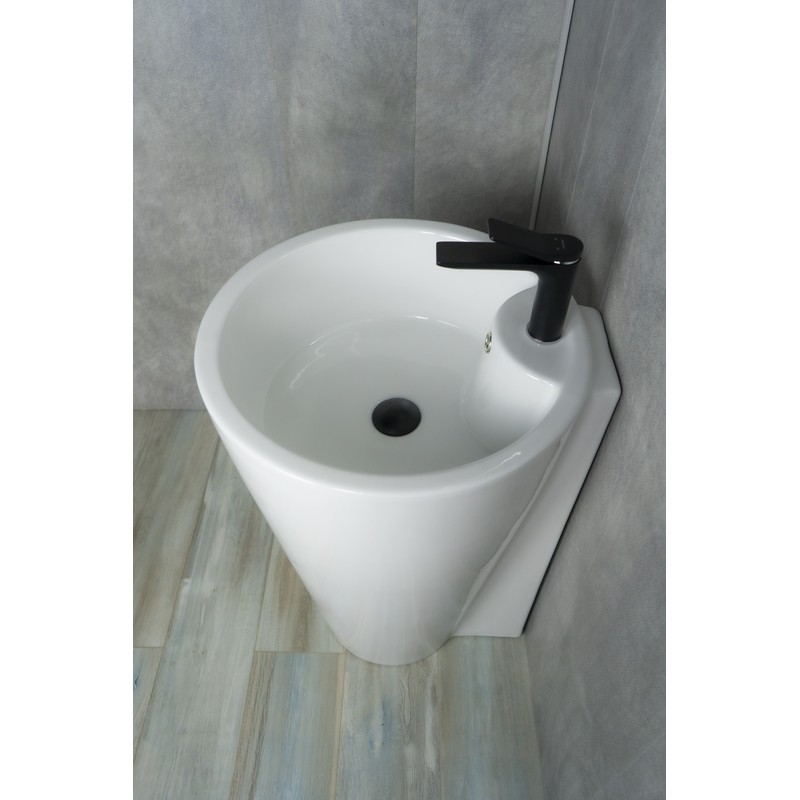 Раковина Gid Nb136 81105 накладная белая 50x53x80