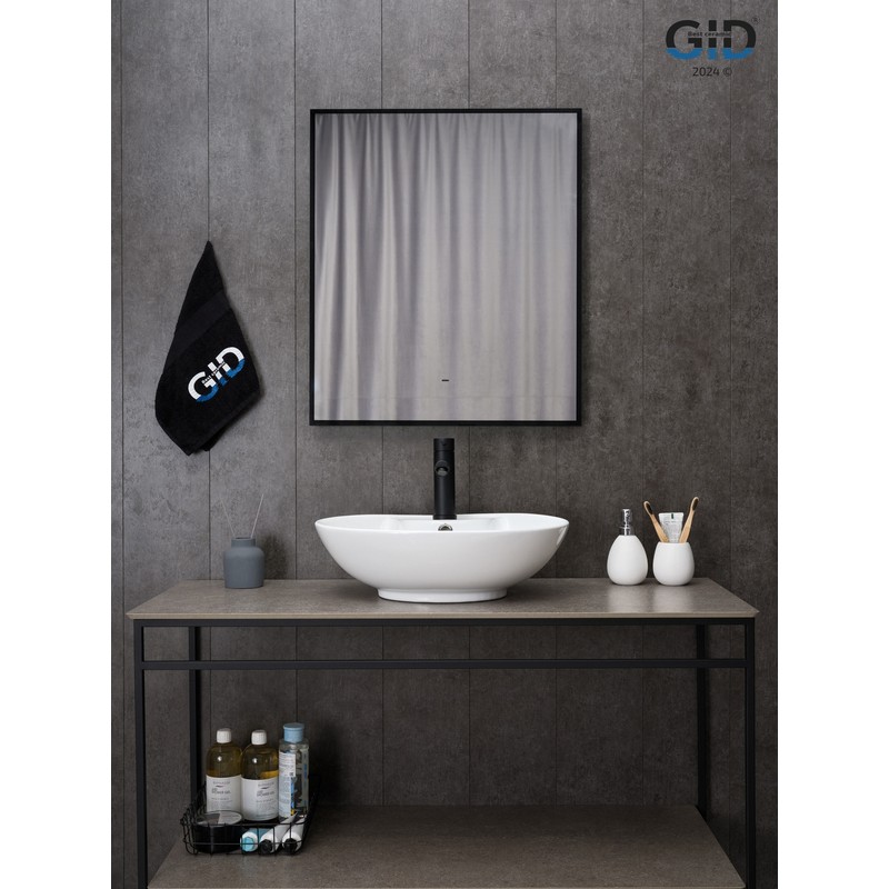 Раковина Gid N9005 51206 накладная белая 51x41x15