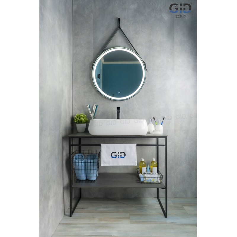 Раковина Gid N9239 51134 накладная белая 60x40x15