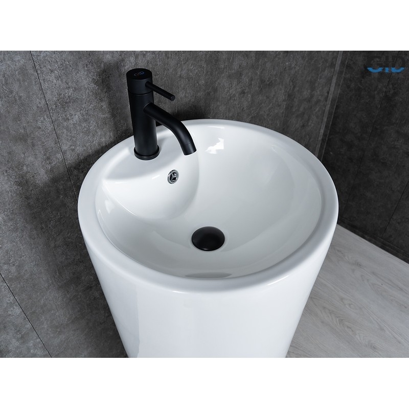 Раковина Gid Nb135 81102 накладная белая 46x46x86