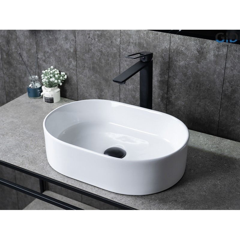 Раковина Gid N1330 51239 накладная белая 46.5x32x12