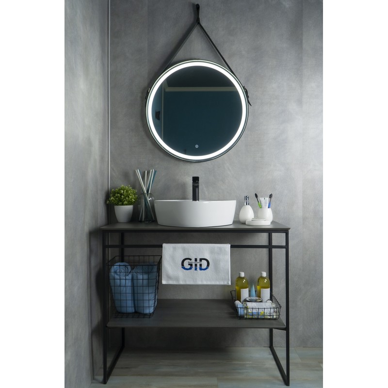 Раковина Gid N9442 51153 накладная белая 44x44x14