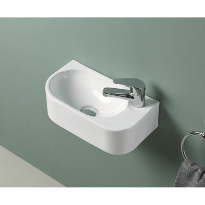 Раковина Gid N9274L 61129L подвесная белая 40x21.5x12