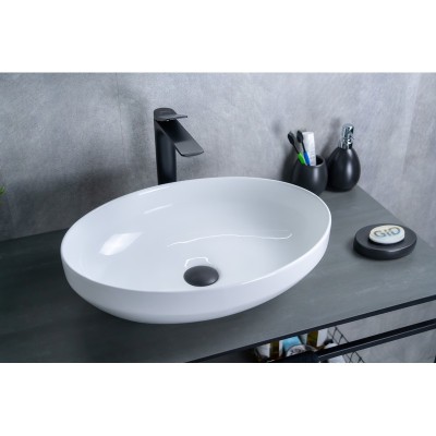 Раковина Gid D1469 51196 накладная белая 50x36x14.5