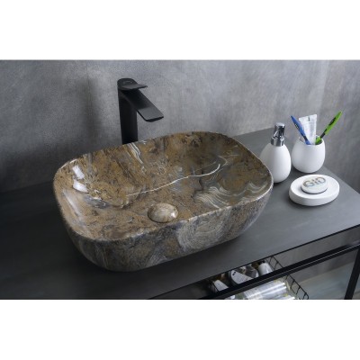 Раковина Gid Mnc333T 54474 накладная под камень глян...