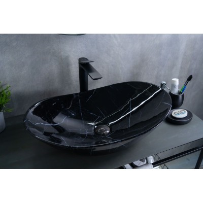 Раковина Gid Bs9811 54467 накладная под камень глянц...