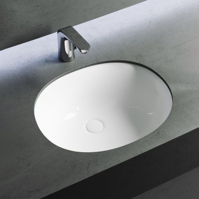 Раковина Gid Yj837 71164 встаиваемая снизу белая 53x...