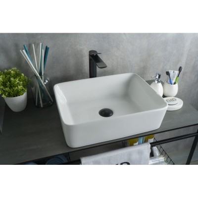 Раковина Gid N9103 51120 накладная белая 48x37x13