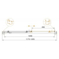 Душевая дверь Cezares GIUBILEO-BF-1-120-Br