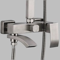 Душевая система ALMAes Eco, GK-0328, с каскадным изливом, цвет сатин матовый