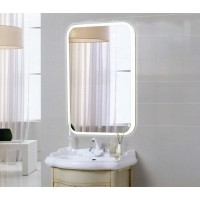 Зеркало Relisan Alexandria 70 х 90 см, с LED подсветкой и сенсорным выключателем, Гл000025224