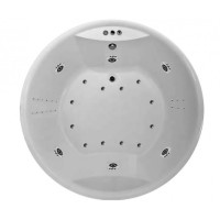 Ванна акриловая Vayer Eva D180, 180 х 180 см, круглая, белая, Гл000025681