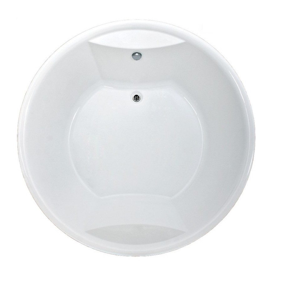 Ванна акриловая Vayer Eva D180, 180 х 180 см, круглая, белая, Гл000025681