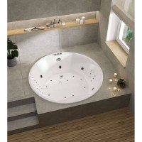 Ванна акриловая Vayer Eva D180, 180 х 180 см, круглая, белая, Гл000025681