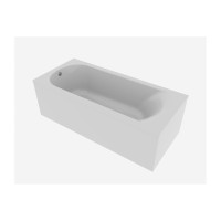 Ванна акриловая Relisan Eco Plus Селена, 170 х 70 см, белая, Гл000025995