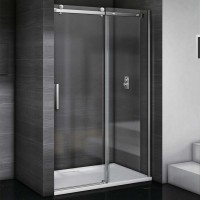 Душевая дверь в нишу Good Door Galaxy WTW-130-C-CH, 130 х 195 см, стекло прозрачное, хром, ГЛ00005