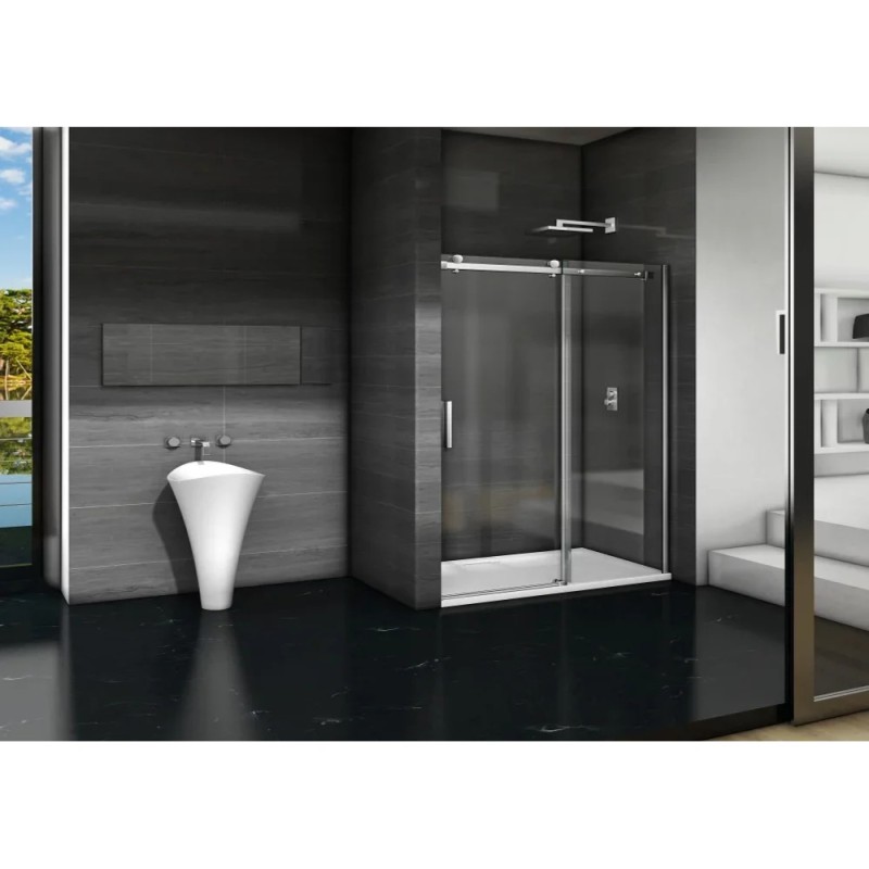 Душевая дверь Good Door Galaxy WTW-150-C-CH, 150 х 195 см, стекло прозрачное, профиль хром, ГЛ00023
