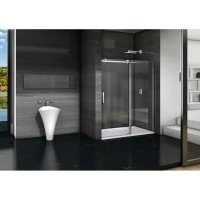 Душевая дверь Good Door Galaxy WTW-170-C-CH, 170 х 195 см, стекло прозрачное, профиль хром, ГЛ00026