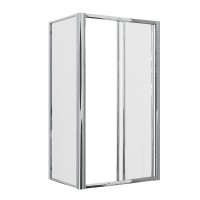 Душевой уголок Grossman Alba, 120 х 80 х 190 см, стекло прозрачное, профиль хром, GR-1280Al