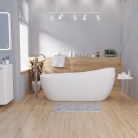 Ванна акриловая Grossman Galaxy, 170 x 75 см, отдельностоящая, белая матовая, GR-1403M