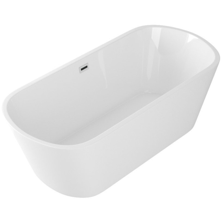 Ванна акриловая Grossman 180 x 80 см, отдельностоящая, белая, GR-1502