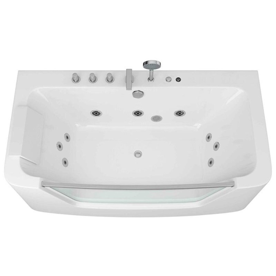 Ванна гидромассажная акриловая Grossman 150 x 85 см, цвет белый, GR-15085-1