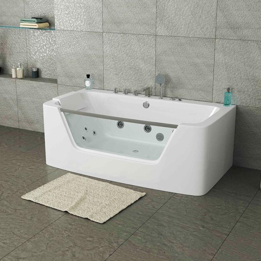 Ванна гидромассажная акриловая Grossman 150 x 85 см, цвет белый, GR-15085-1