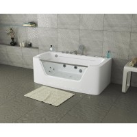 Ванна гидромассажная акриловая Grossman 150 x 85 см, белая, GR-15085