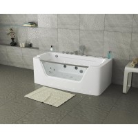 Ванна гидромассажная акриловая Grossman 160 x 85 см, белая, GR-16085