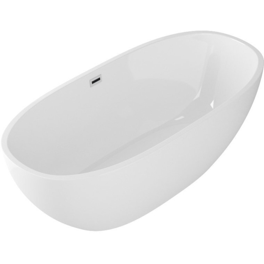 Ванна акриловая Grossman 170 x 80 см, отдельностоящая, белая, GR-1701